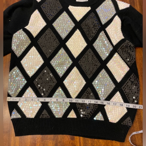 Alfred Dunner sequin sweater large - Picture 8 of 8